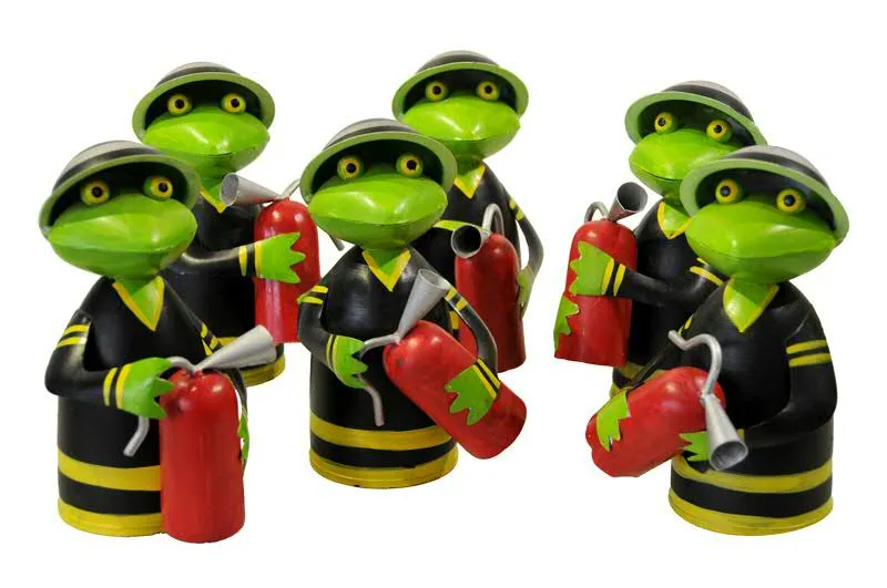 Zaunhocker Feuerwehr 21cm