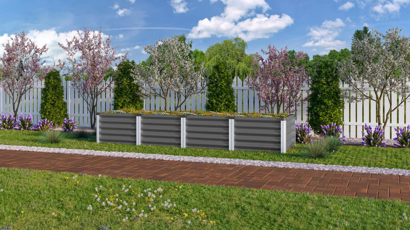 Hochbeet Linus In&Out 401 L granit/alu