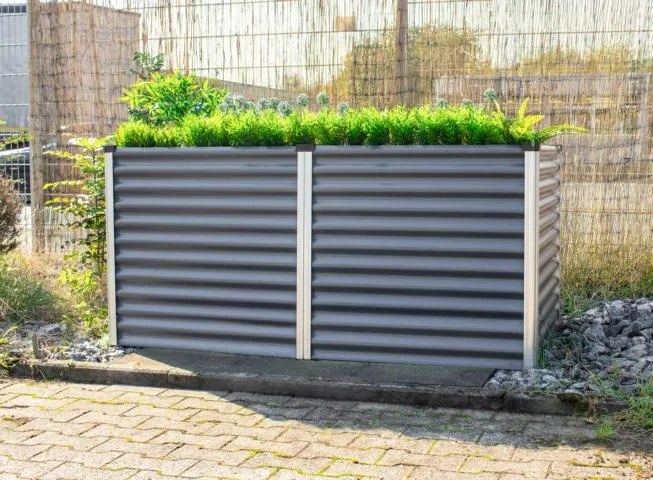 Hochbeet Linus 858, granit/alu