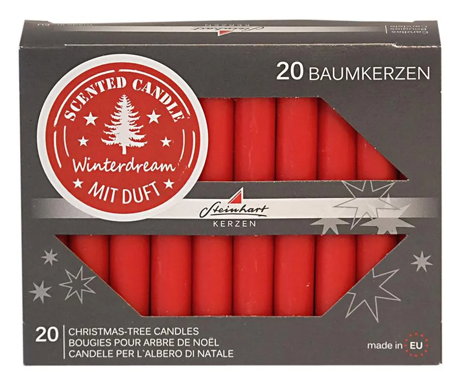 20 Baumkerzen m.Duft Winterdr.