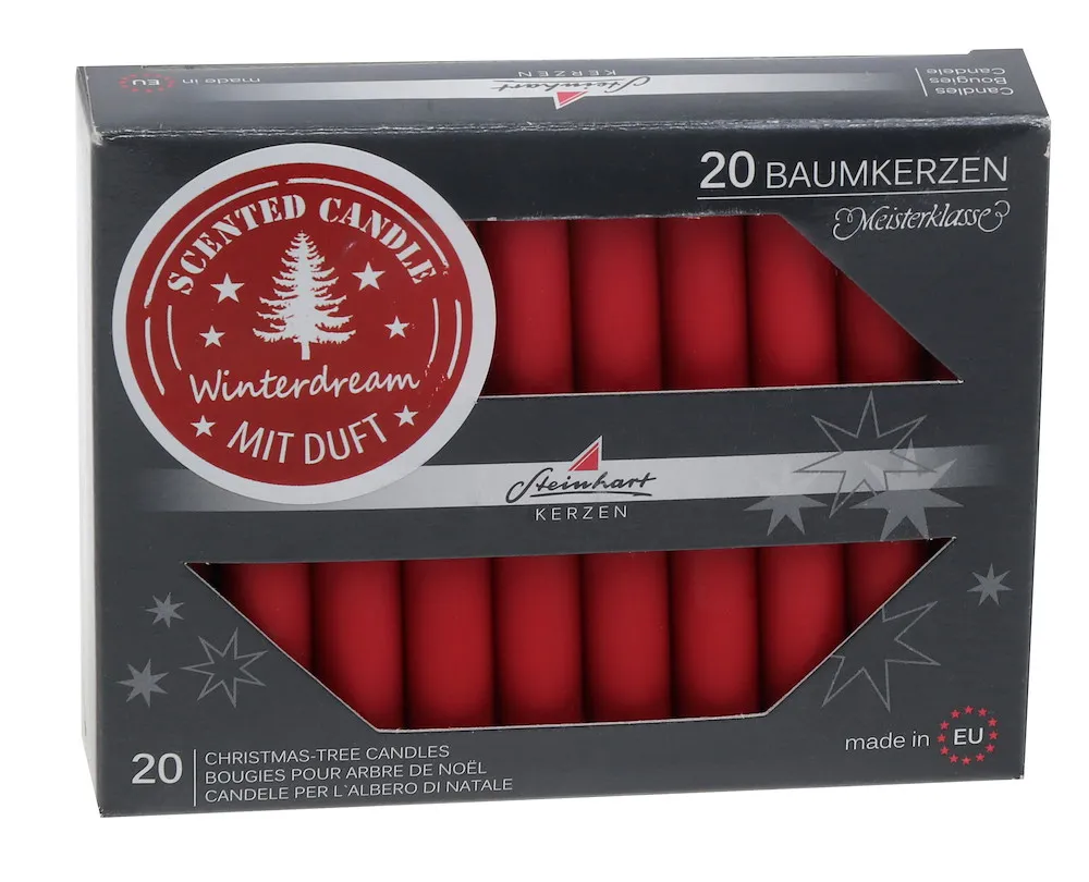 20 Baumkerzen m.Duft Winterdr.