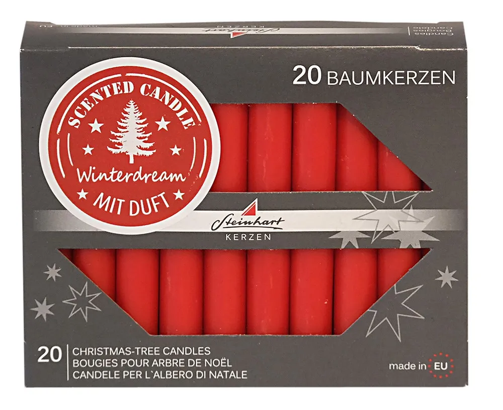 20 Baumkerzen m.Duft Winterdr.