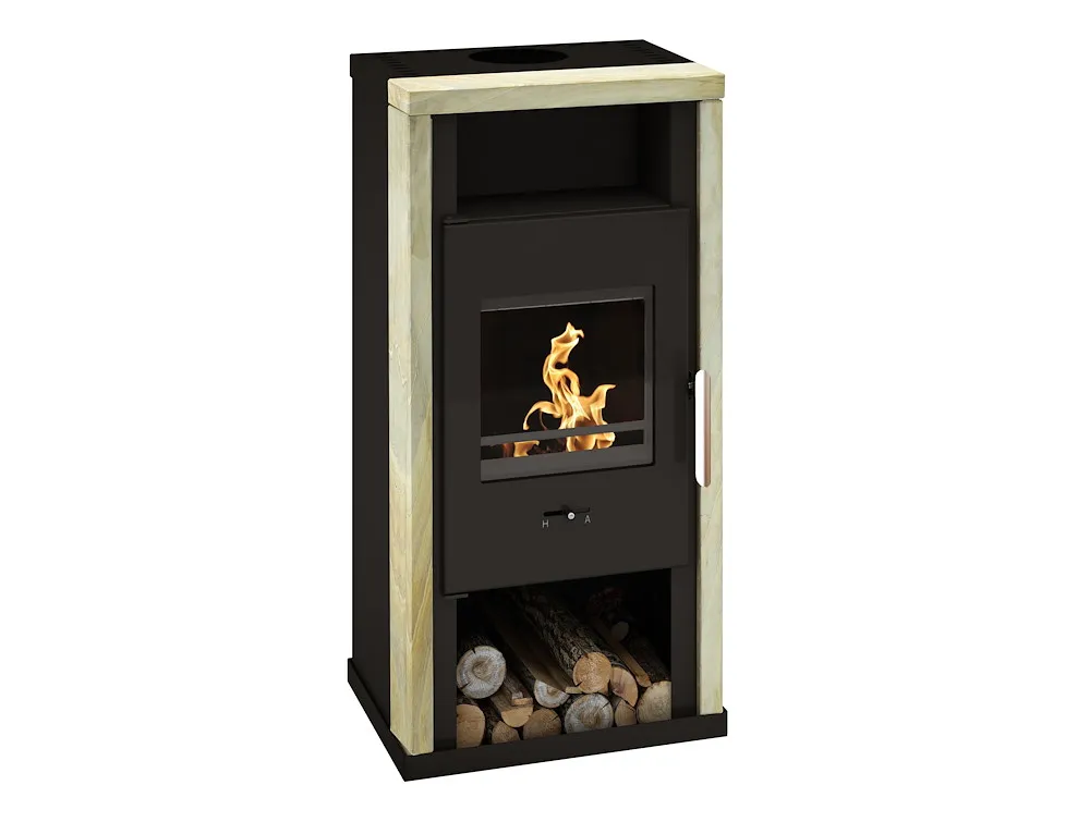 Kaminofen Yuna Schwarz