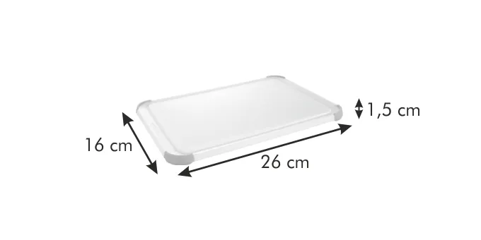 Schneidbrett 26x16 cm