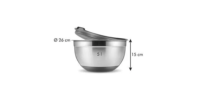 Sch&uuml;ssel + Deckel &Oslash; 24cm,5.0 L