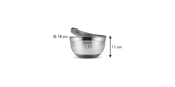 Sch&uuml;ssel + Deckel &Oslash;16cm, 1.5 L