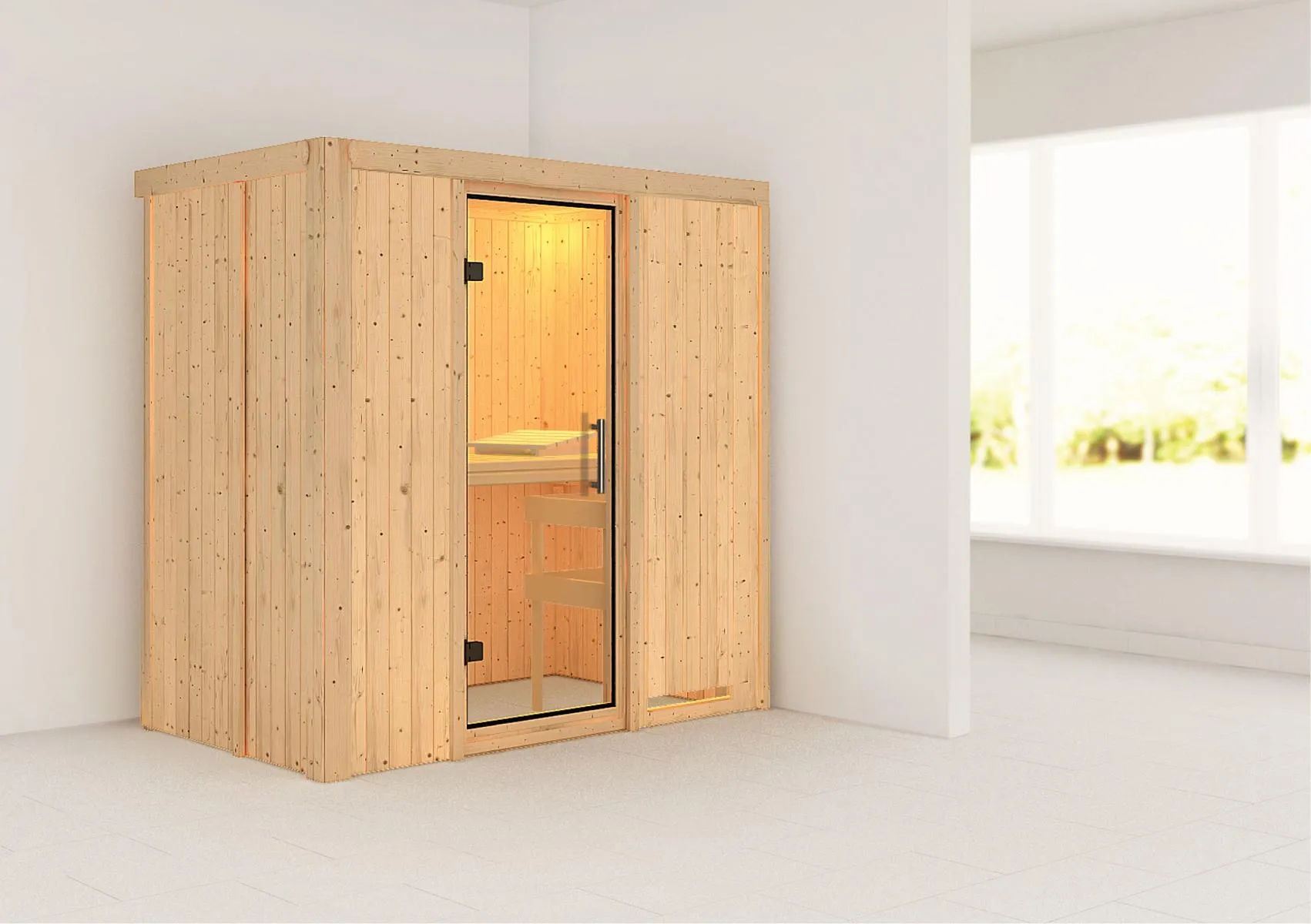 Sauna Variado Front, o. Zub.