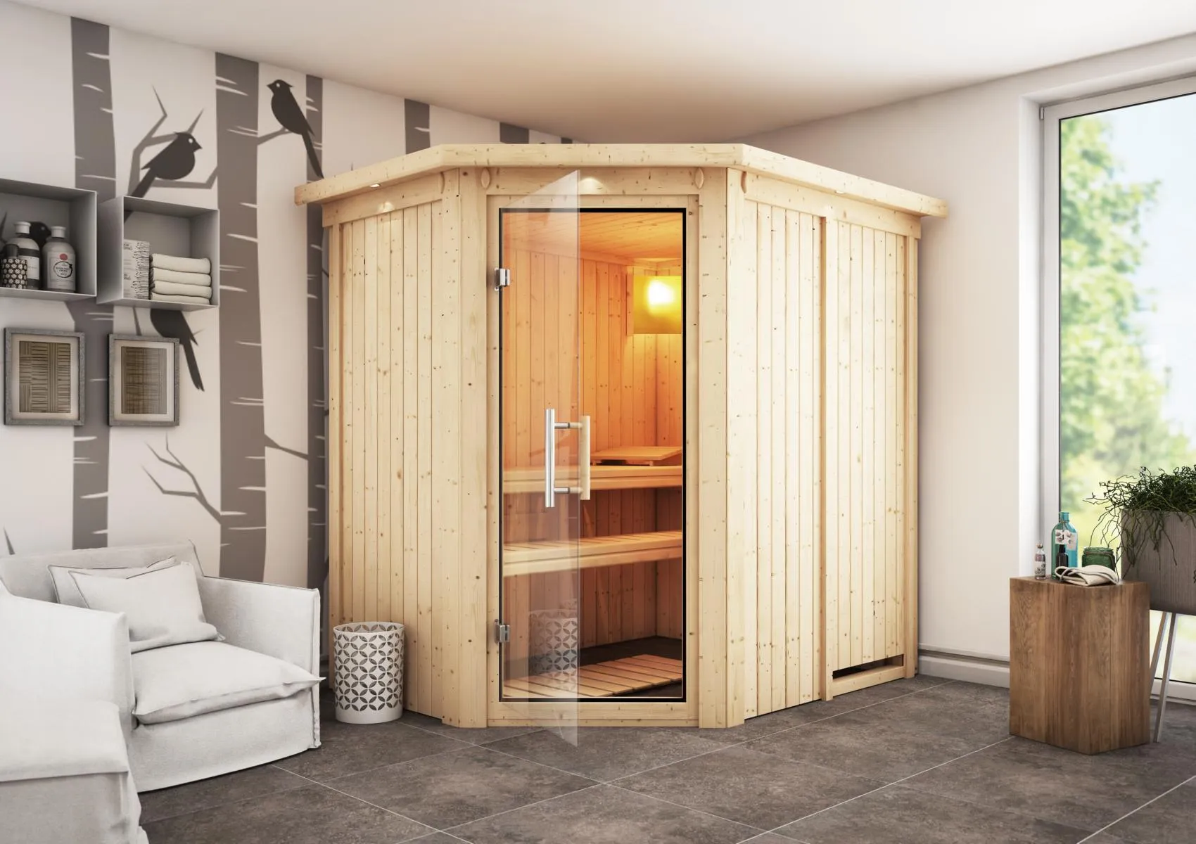 Sauna Carin Eck, o. Zub.
