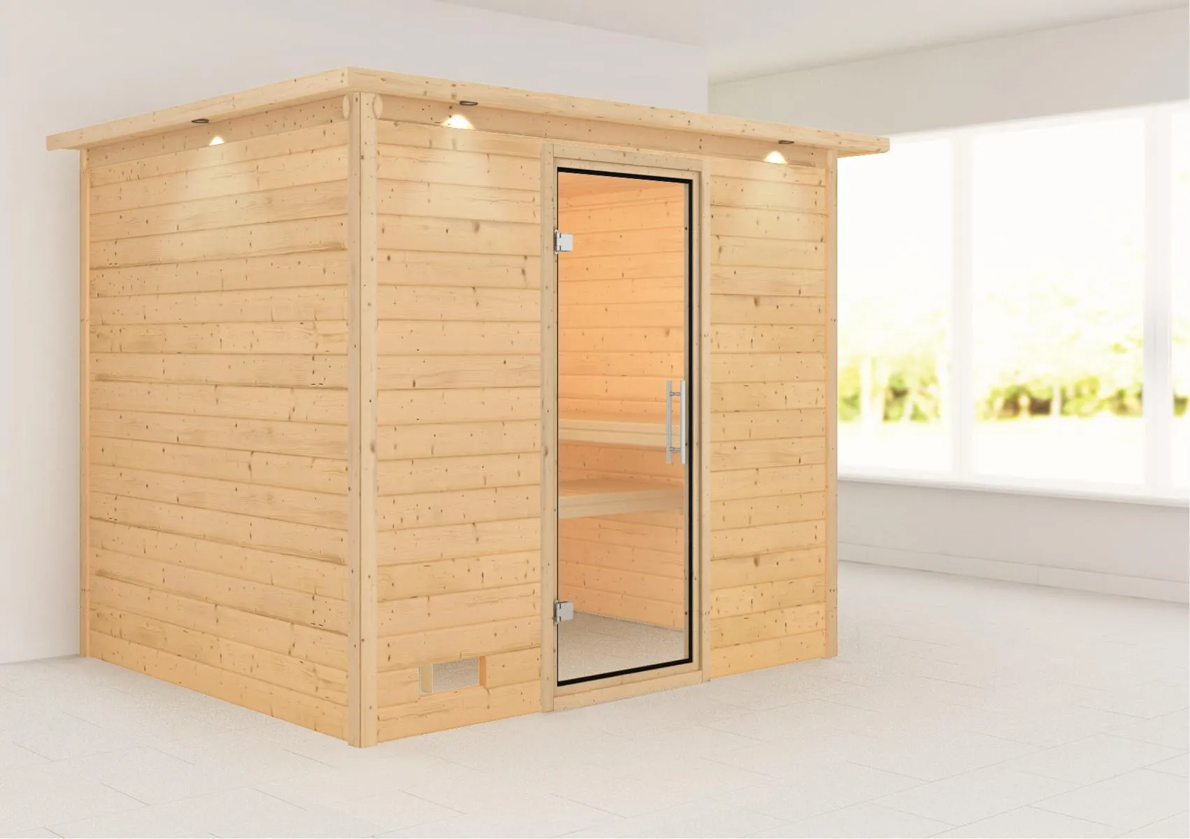 Sauna Sonara Front o. Zub.