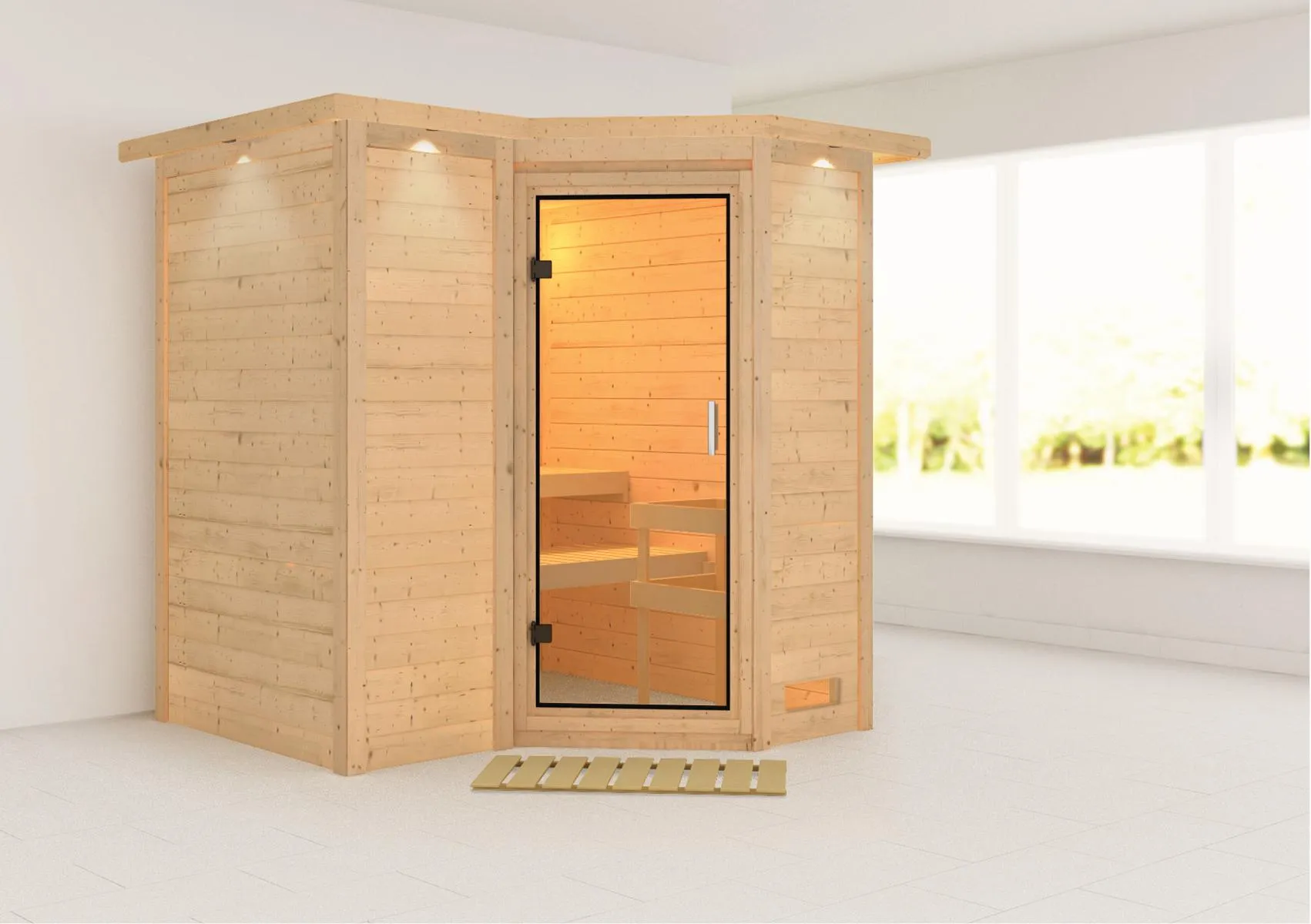 Sauna Sahib 1 Eck,o. Zub.