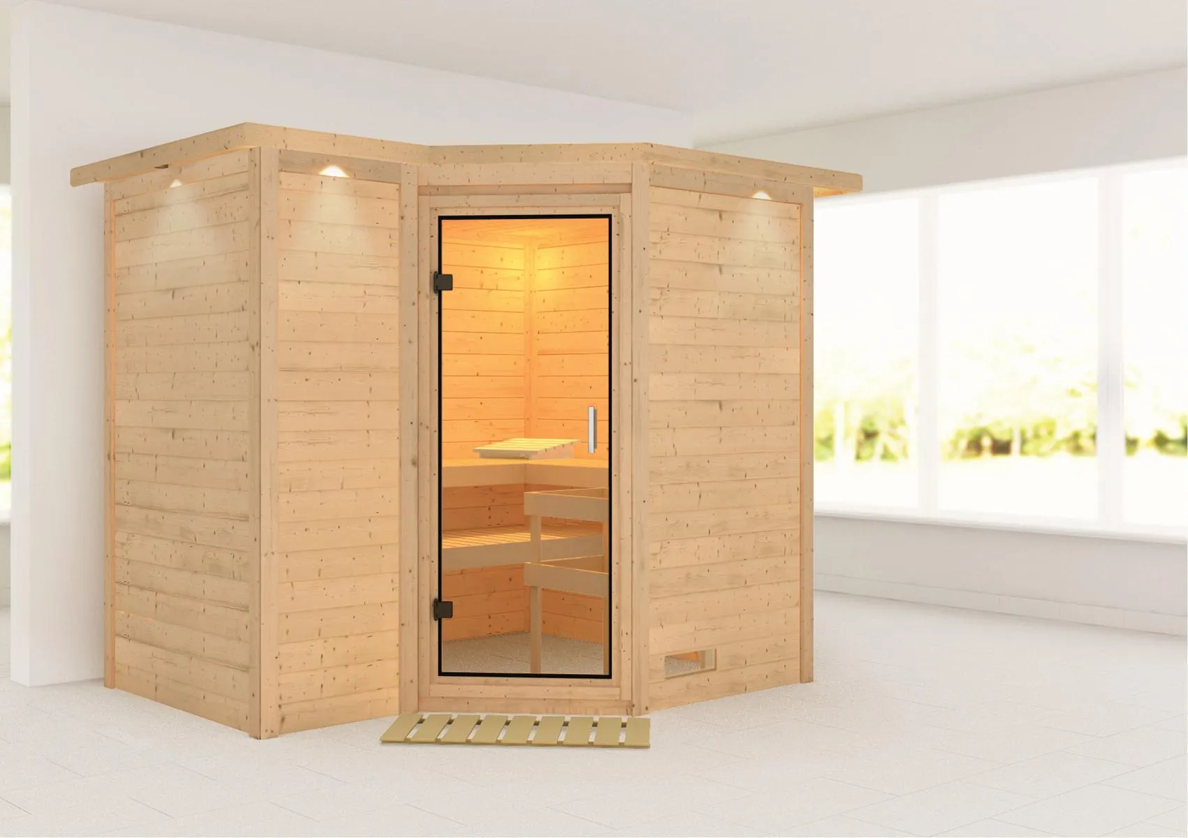 Sauna Sahib 2 Eck o. Zub.