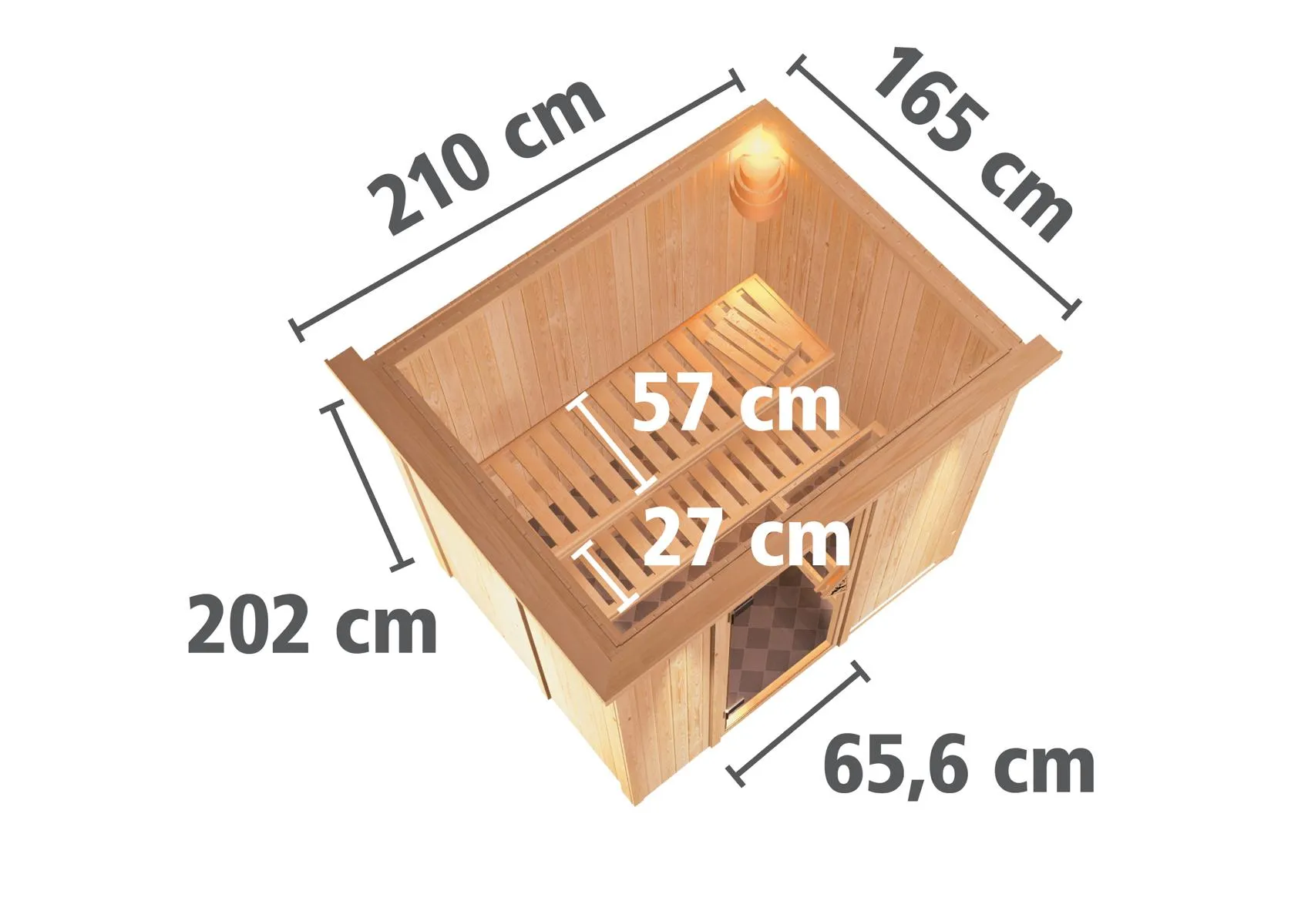Sauna Fanja Front o. Zub.