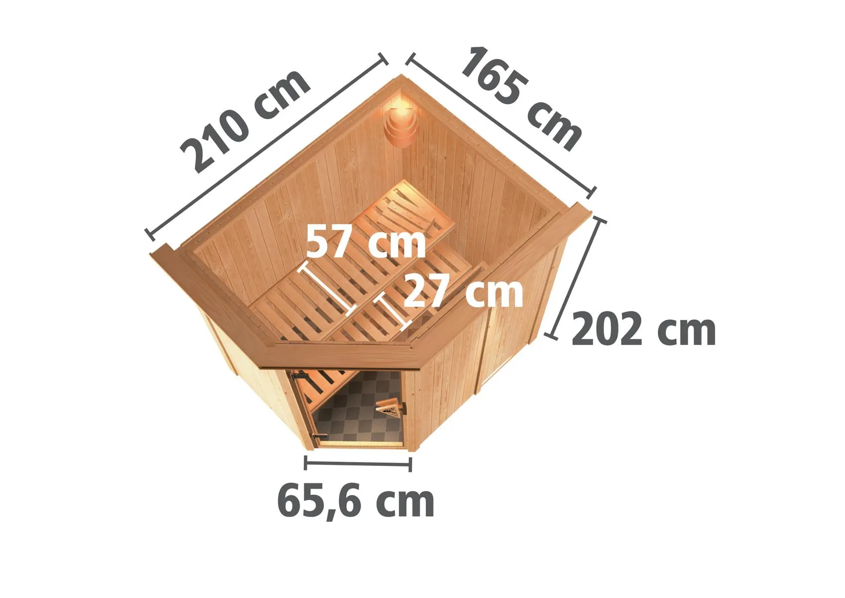 Sauna Saja Eck o. Zub.