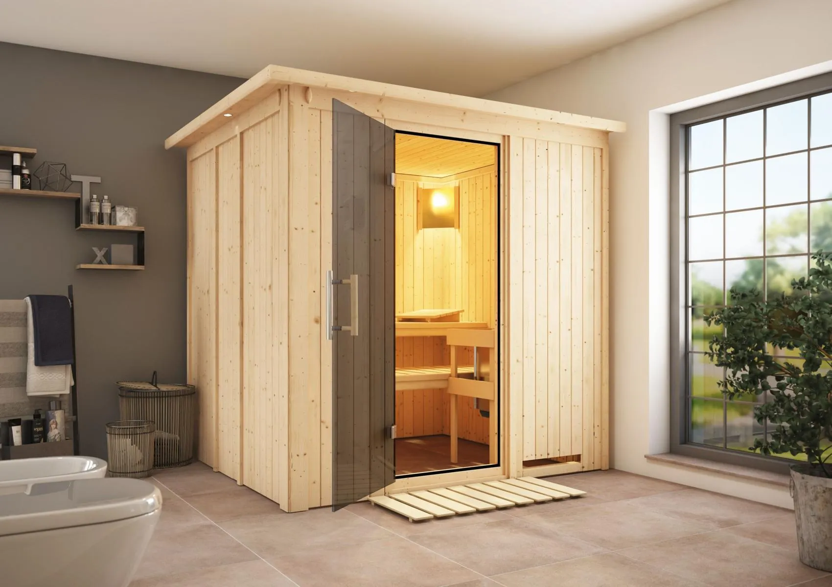 Sauna Daria Front o. Zub.