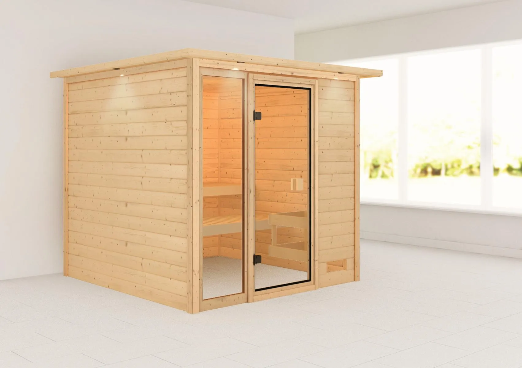 Sauna Jutta Front, o. Zub.