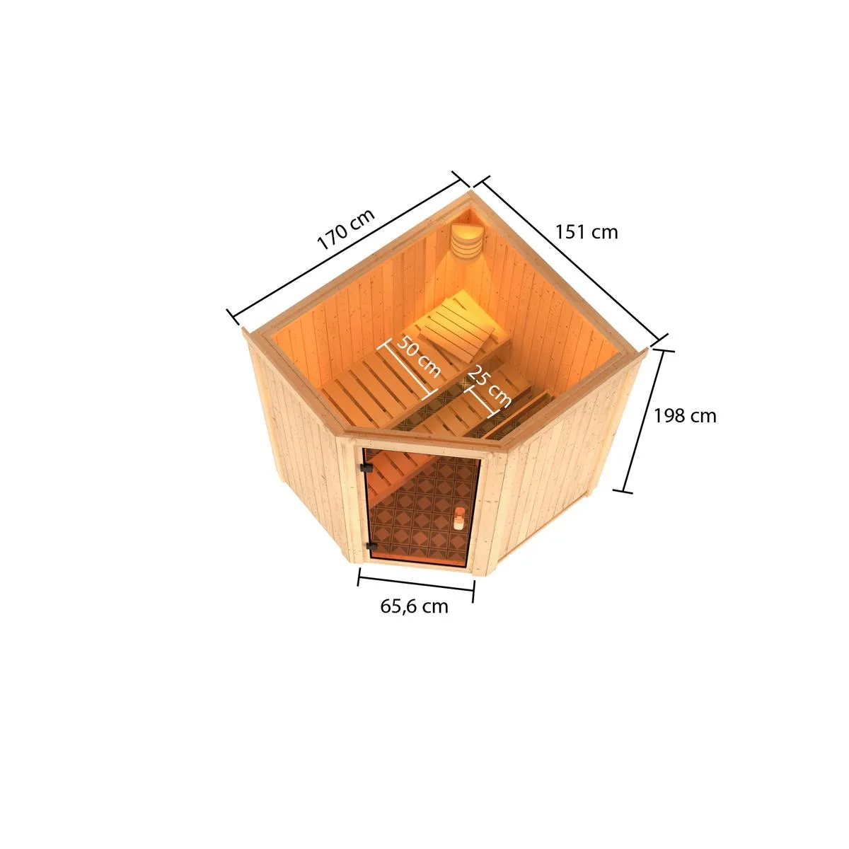 Sauna Faurin Eck, o. Zub.