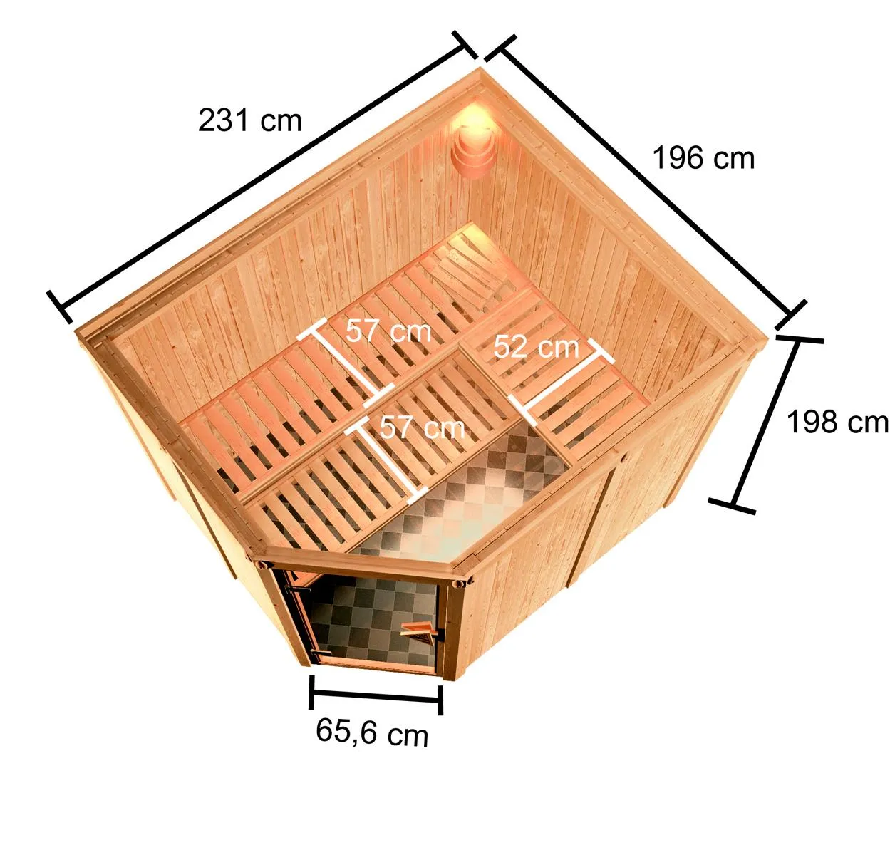Sauna Horna Eck, o. Zub.