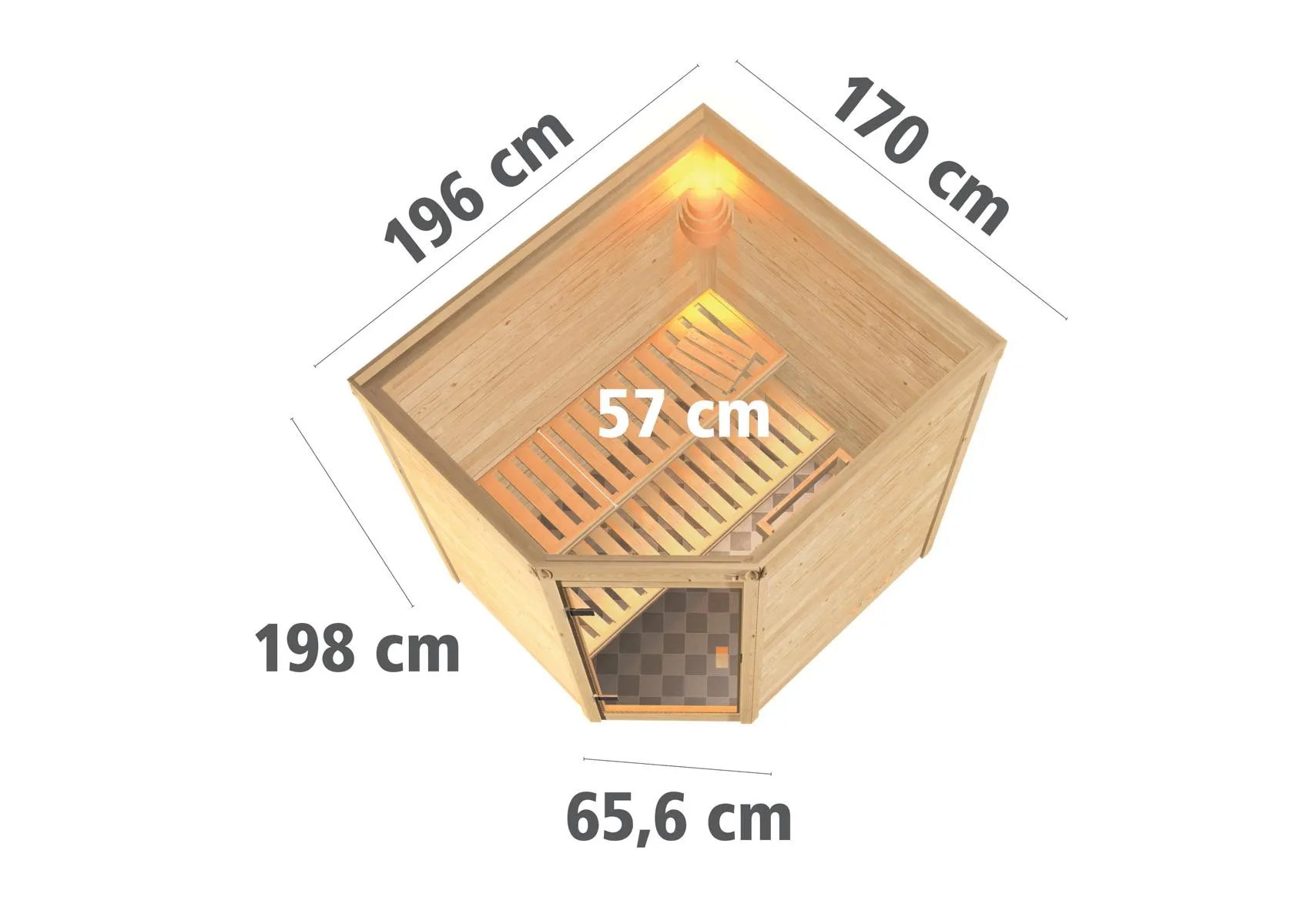 Sauna Mia Eck, o. Zub.