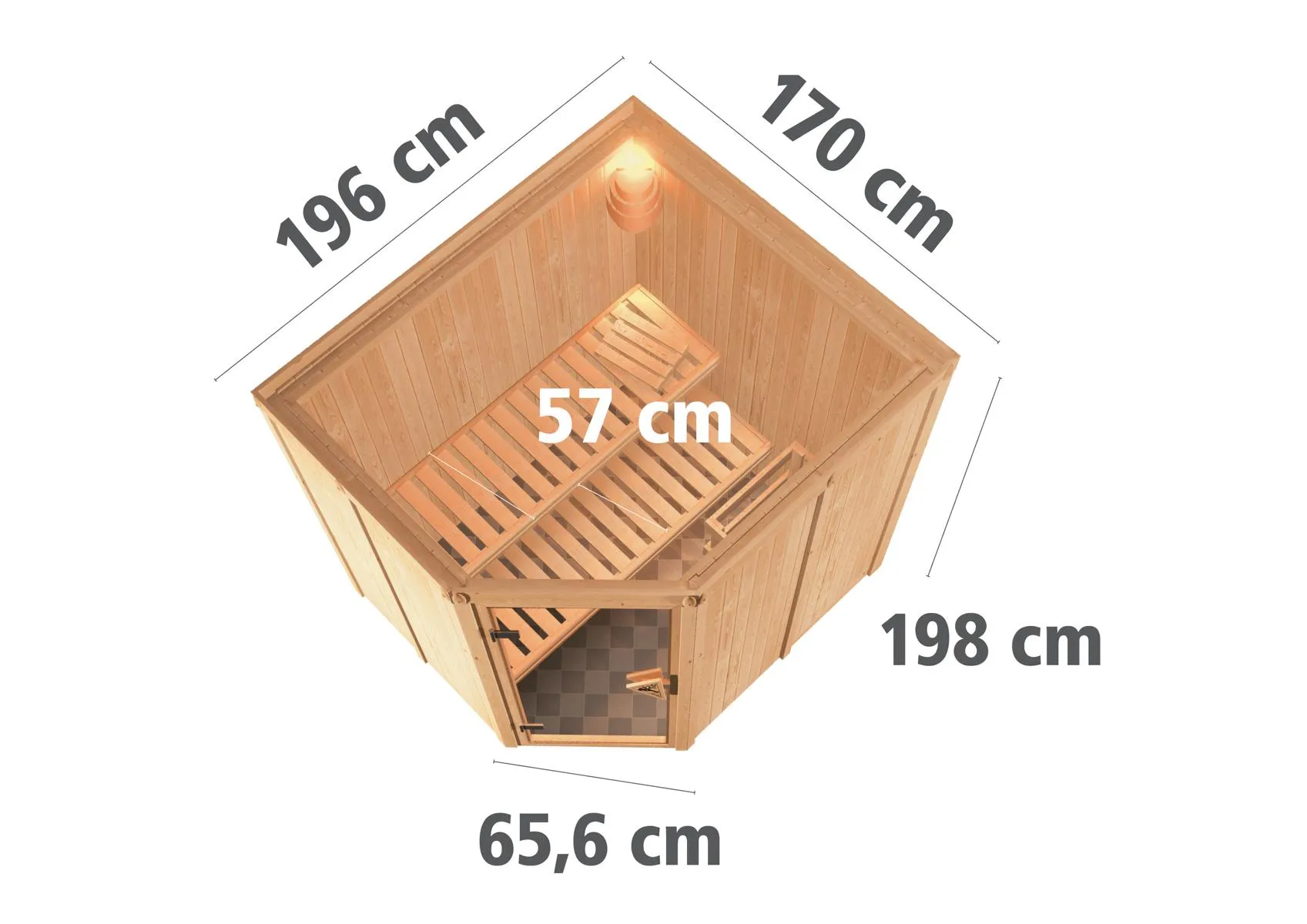 Sauna Siirin Eck, o. Zub.
