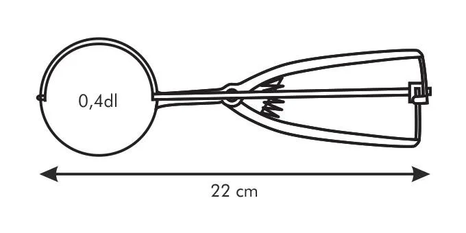 Mechanischer Portionierer &Oslash;5cm