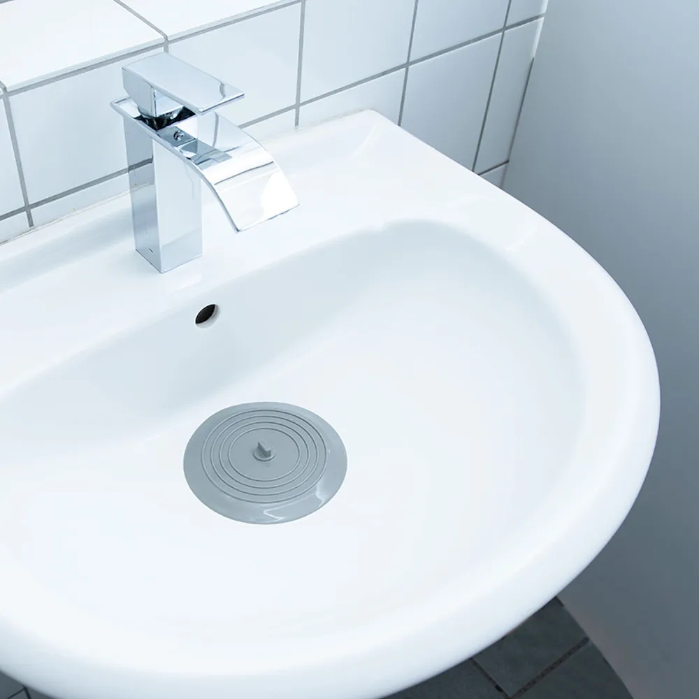 Universal Ablaufstopfen grau