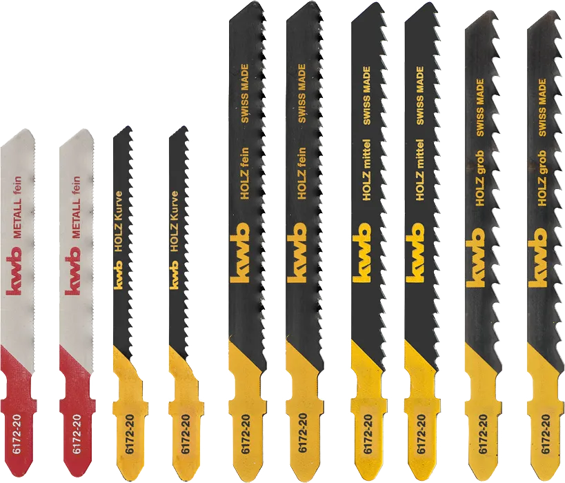 JIGGER Stichs&auml;geblatt-Satz