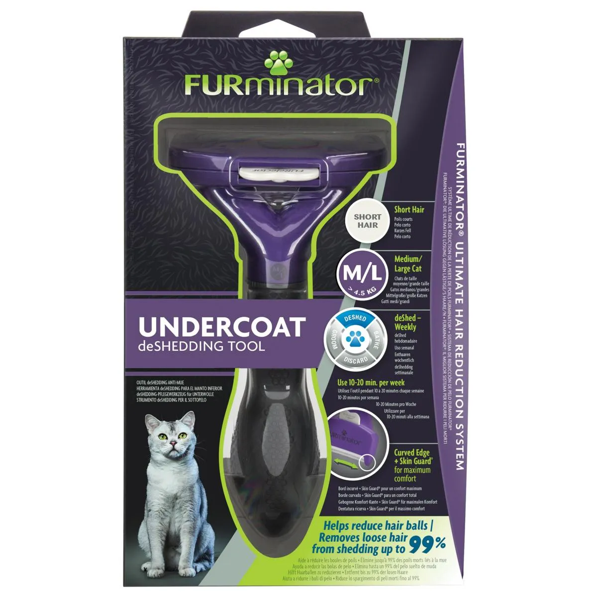 Furminator Katze deShedding