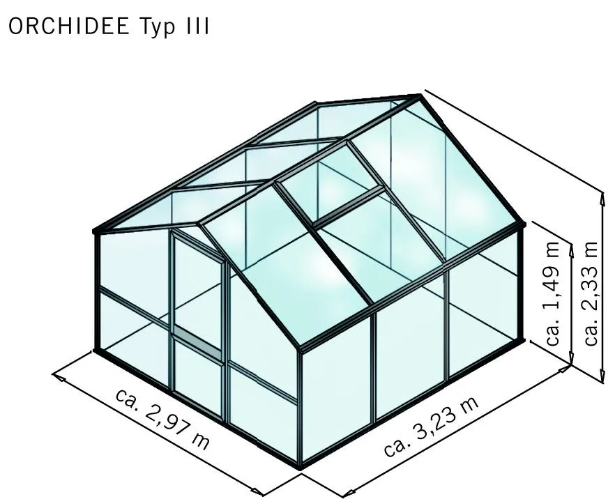 Gew&auml;chshaus Orchidee 3