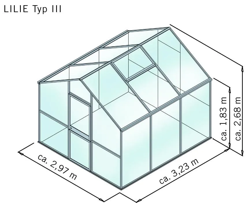 Gew&auml;chshaus Lilie 3