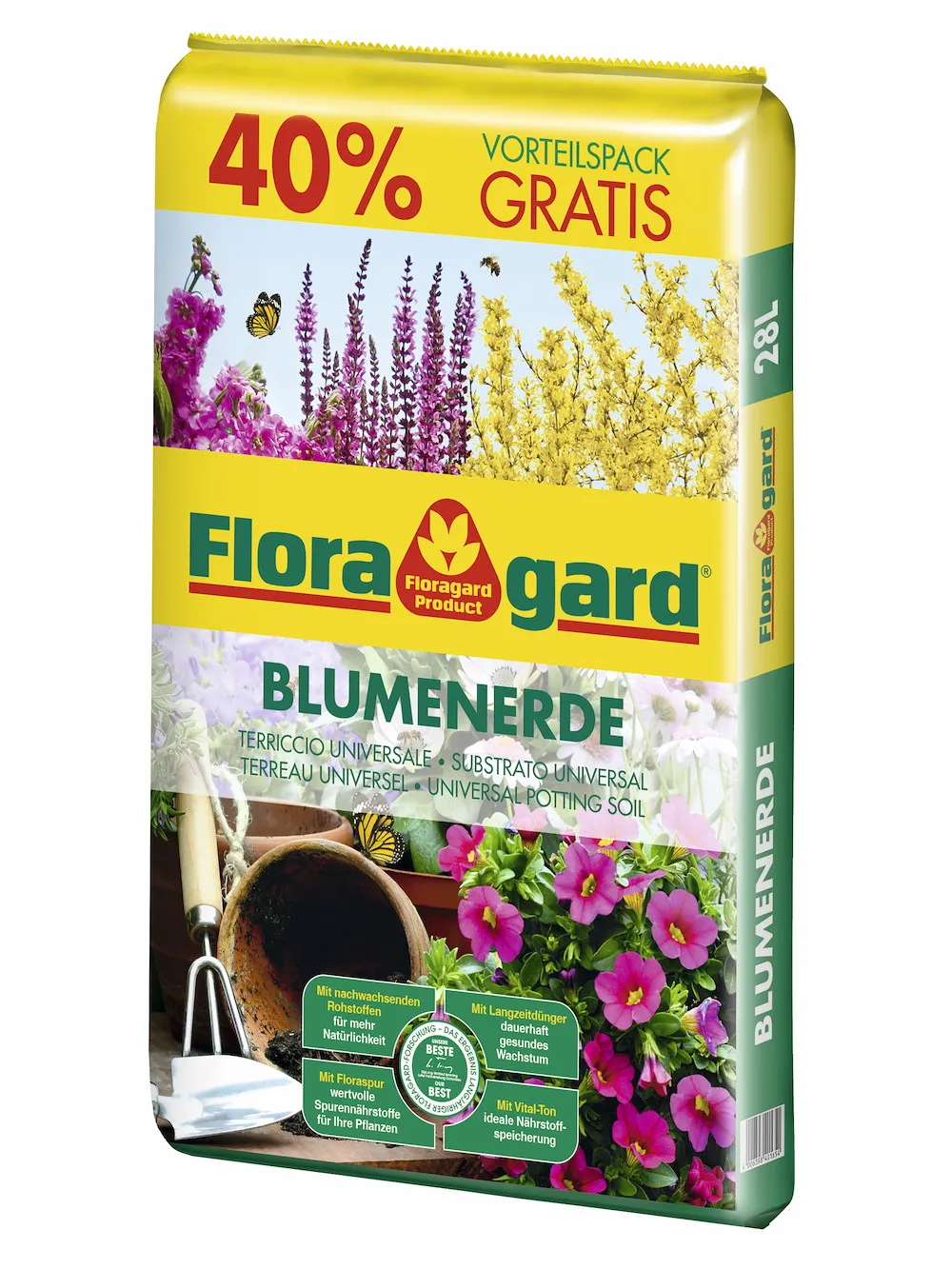 Floragard Blumenerde 20L+40 %