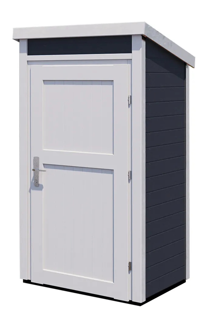 Gartenhaus 367, anthrazit