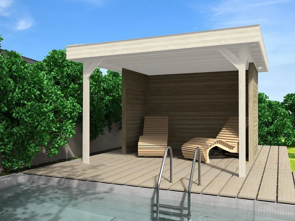 Wandset f&uuml;r Gartenlaube 657