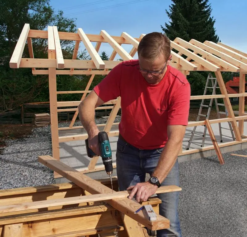 Konstruktionsholz L&auml;rche gehob