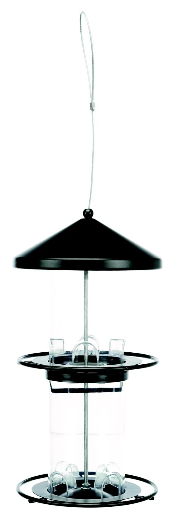 Futterspender, 36 cm, schwarz