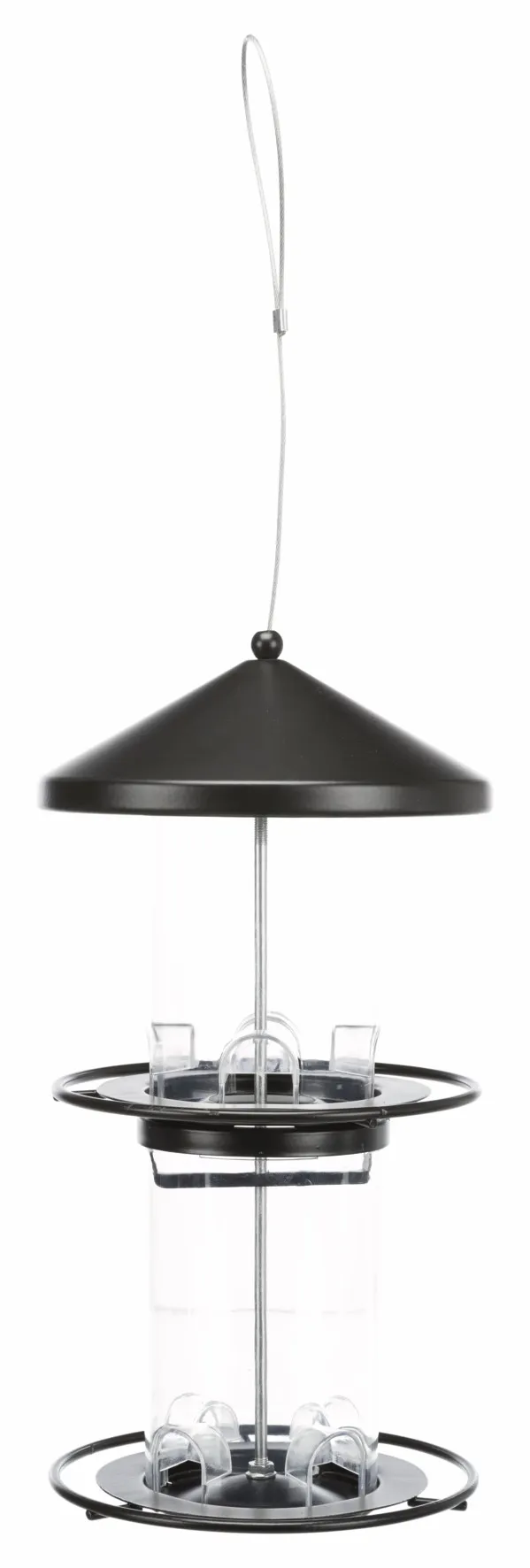 Futterspender, 36 cm, schwarz