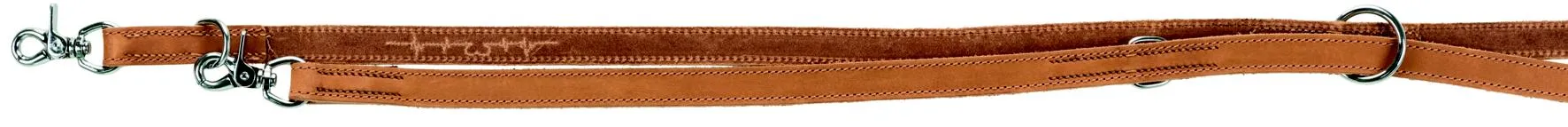 Rustic Fettleder V-Leine