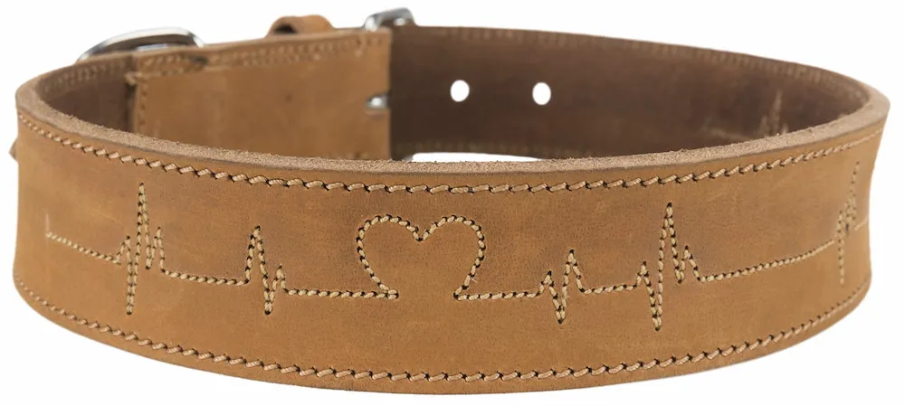 Rustic Fettleder Halsband