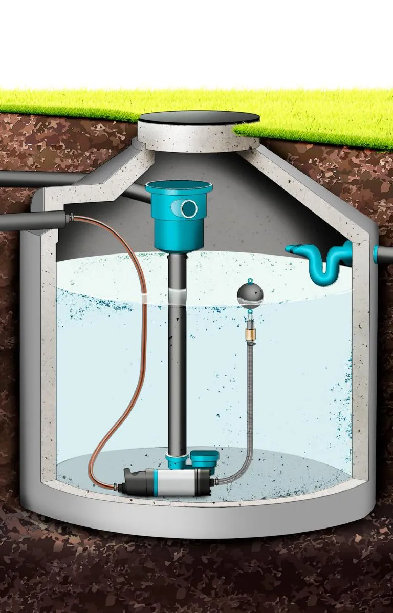 Schwimmende Absaugung