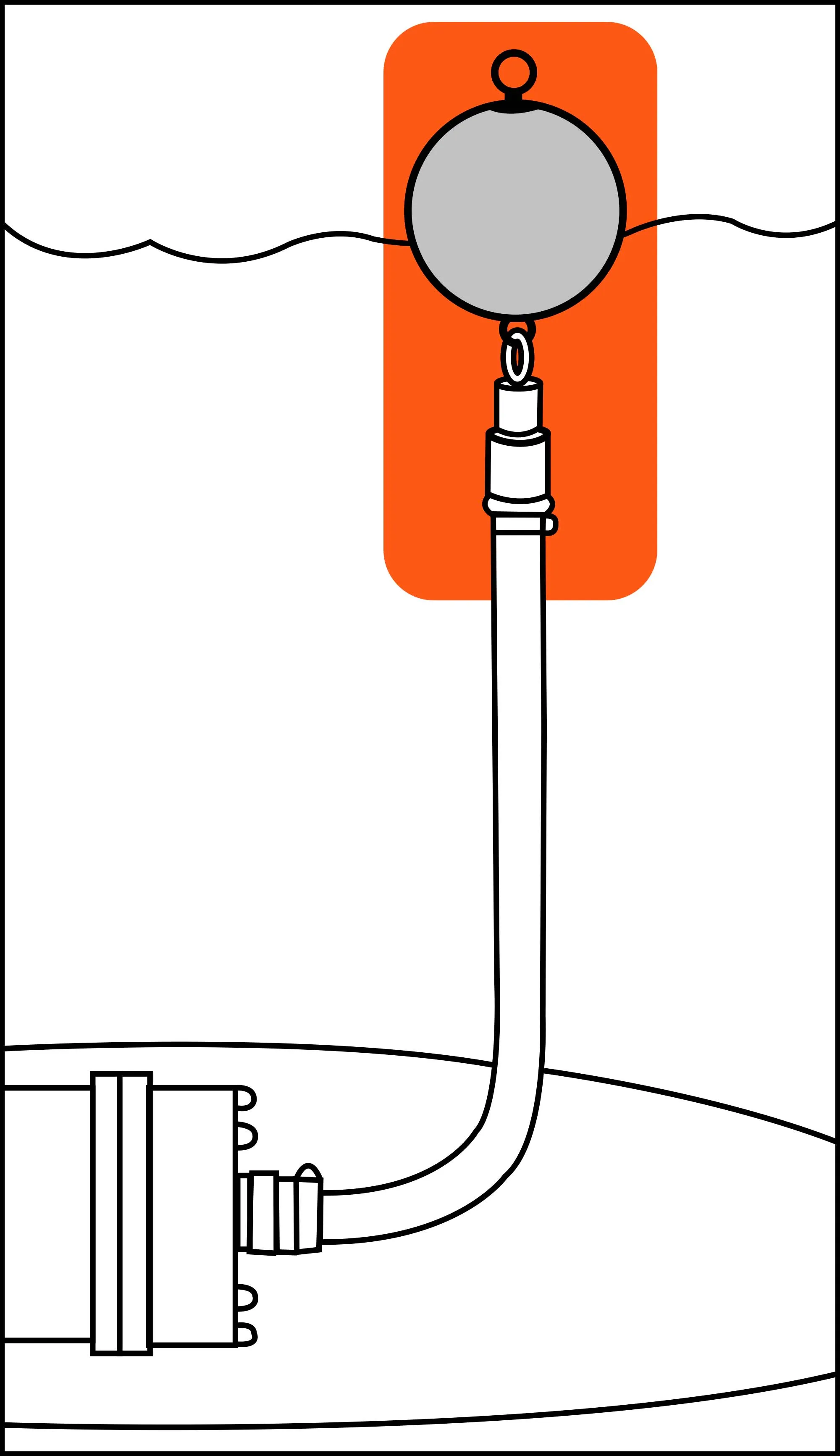 Schwimmende Absaugung