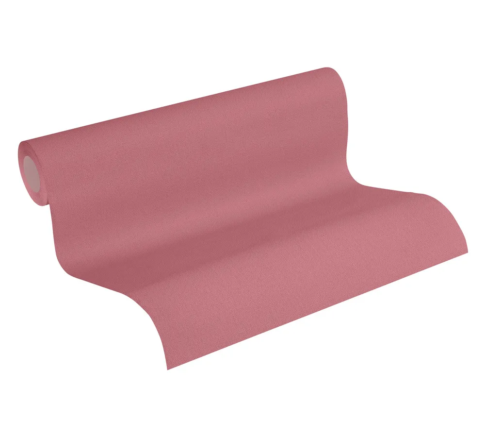 Vliestapete AS Blooming Uni, altrosa