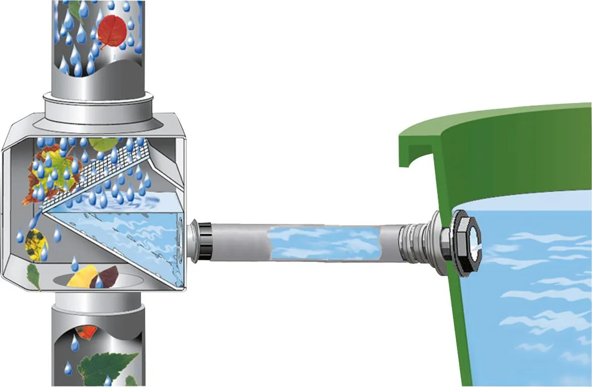 Regendieb DN 70-100 grau,