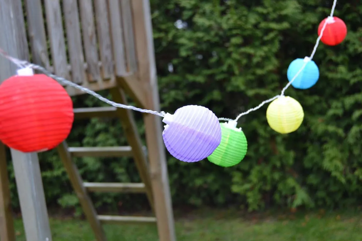 Lampions-Lichterkette