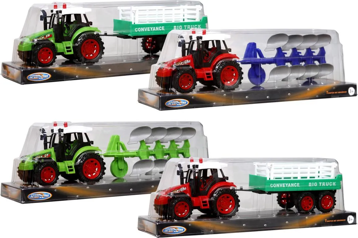 SZ Traktor mit Anh&auml;nger, 4-fach sortiert
