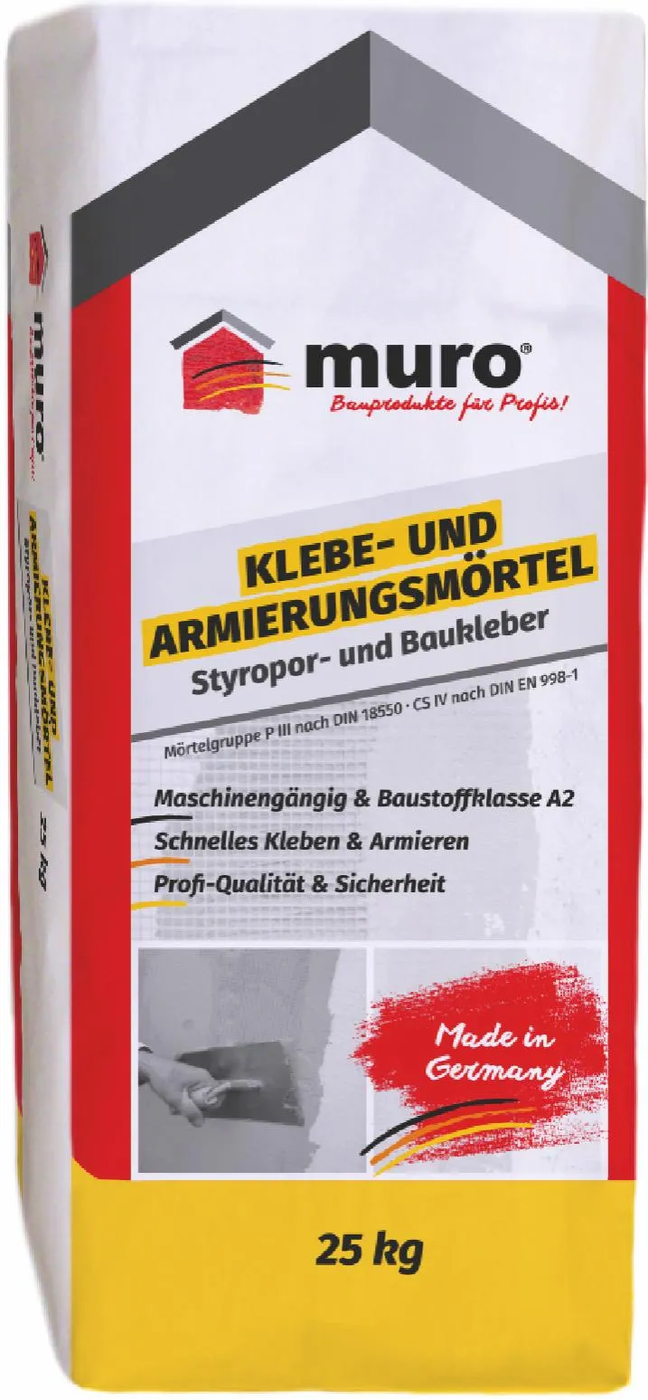KLEBE- UND ARMIERUNGSMOERTEL