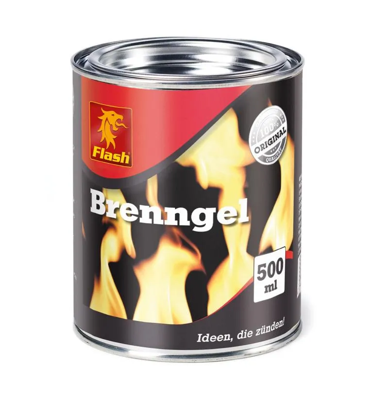 FLASH Brenngel 500ml, in Dose
