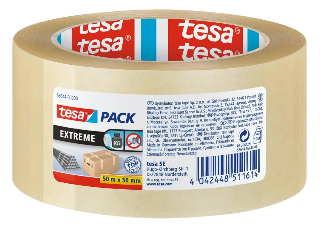 tesapack&reg; Extreme transparent