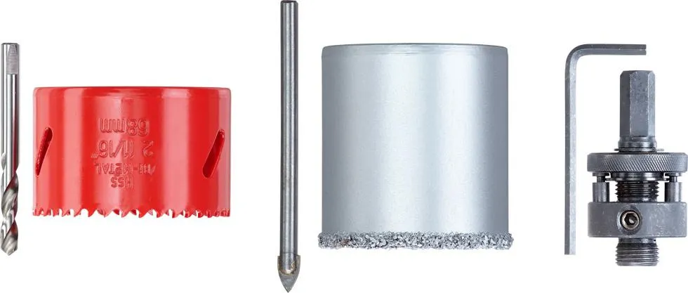 Lochs&auml;gen-Satz 6-tlg. D68mm