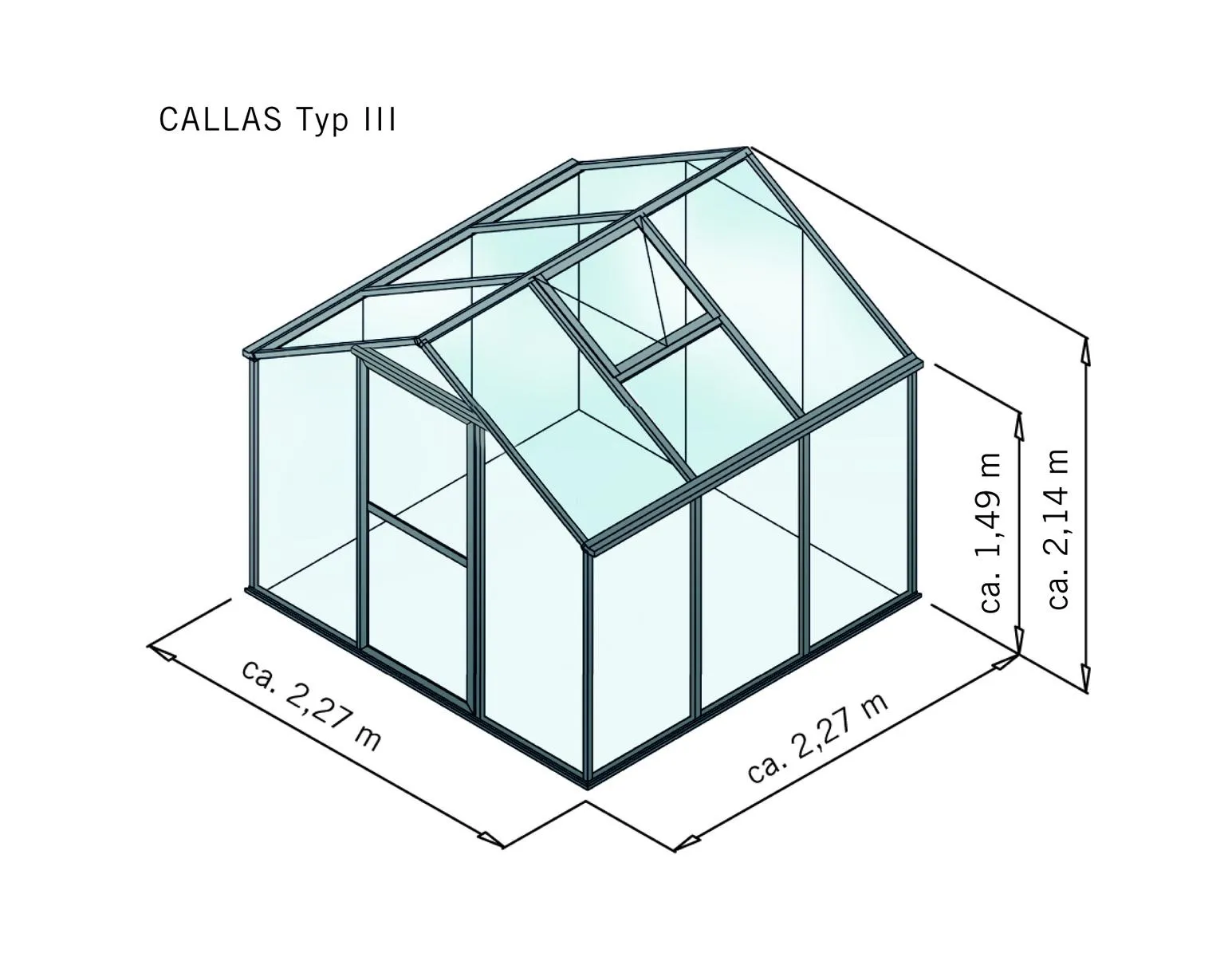 Gew&auml;chshaus Callas III