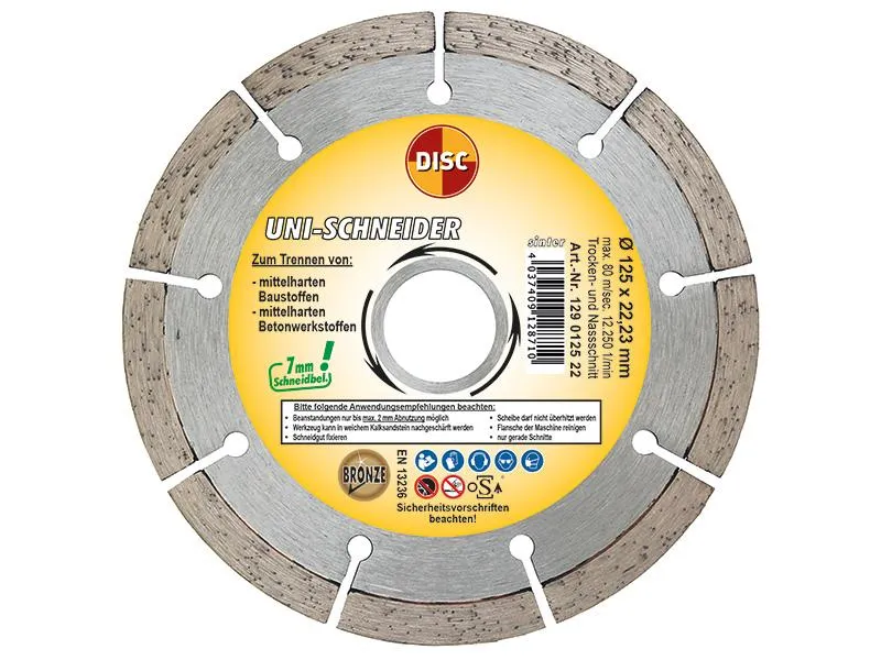Dia-TS Uni-Schneider 125x22,2