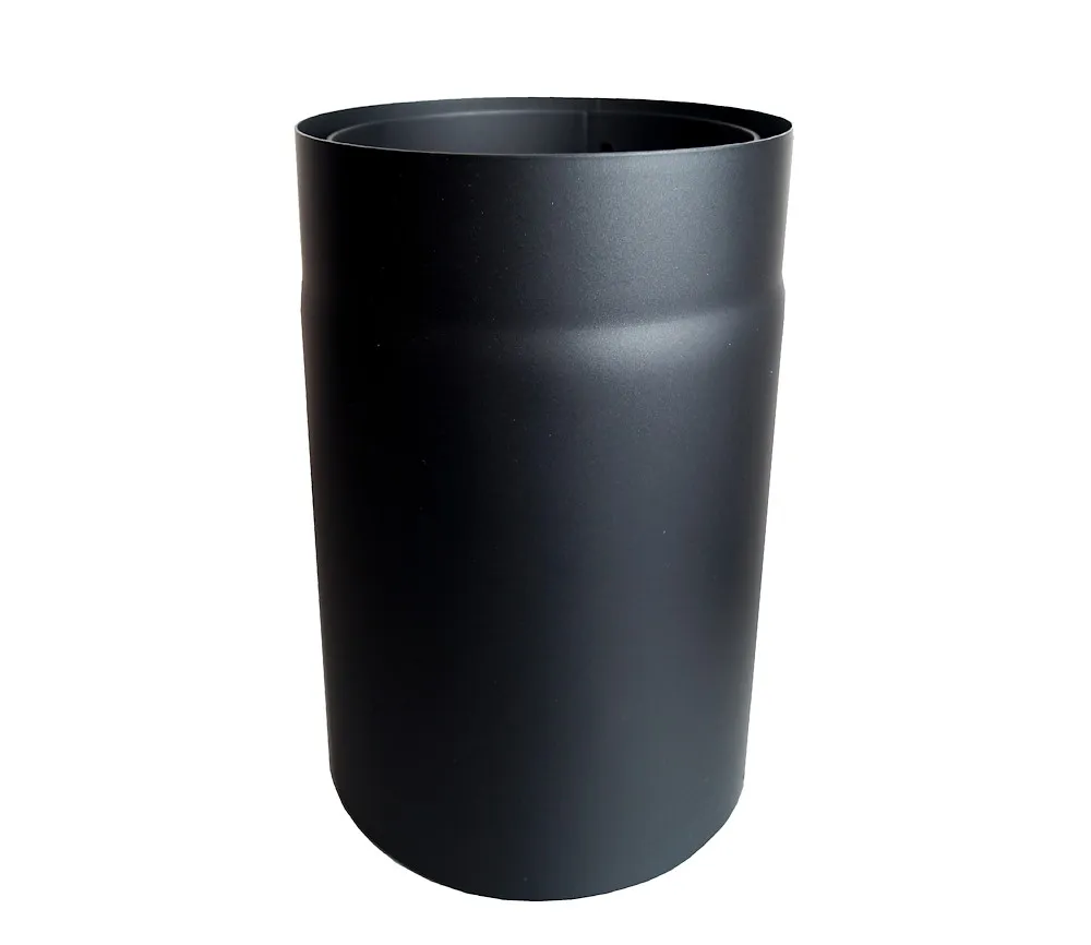 Rauchrohr 150 mm, schwarz